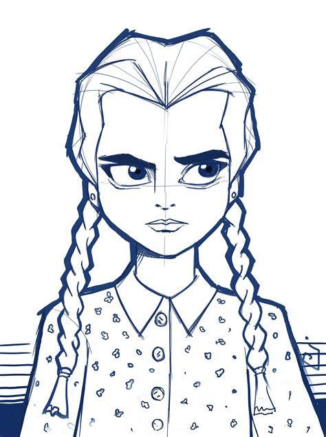 wednesday addams ausmalbilder|Wednesday Coloring Pages: 20 New Images To Print。